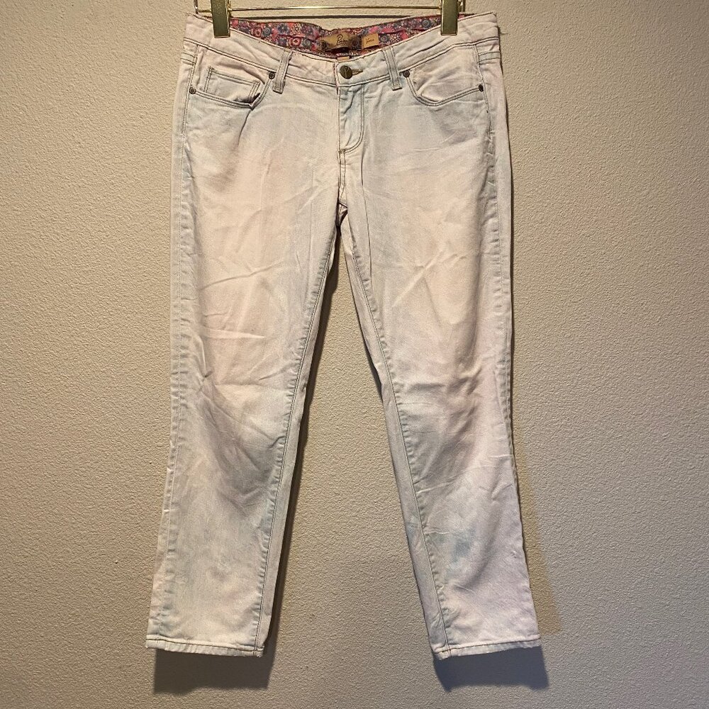 Paige‎ Venice Light Blue Denim Capri Jeans Size 27 – Minor Tear